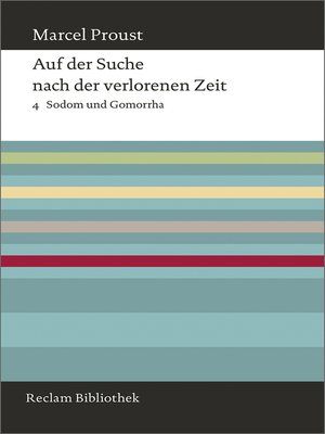 cover image of Auf der Suche nach der verlorenen Zeit. Band 4